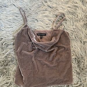 Banana Republic velvet crop top